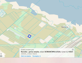 Działka na sprzedaż, Hajnowski (Pow.) Narewka (Gm.) Siemianówka, 120 000 zł, 1187 m2, 14