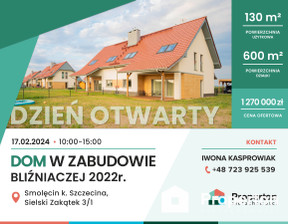 Dom na sprzedaż, Policki Kołbaskowo Smolęcin, 1 250 000 zł, 130 m2, 838524
