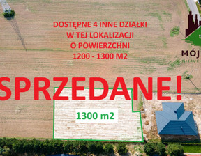 Działka na sprzedaż, Lublin Abramowice H. M. Sachsów, 299 000 zł, 1300 m2, 28-1