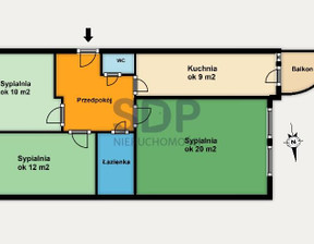 Mieszkanie na sprzedaż, Wrocław Krzyki Tarnogaj Otmuchowska, 719 000 zł, 64,3 m2, 34485