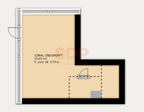 Lokal na sprzedaż, Wrocław Stare Miasto Księcia Witolda, 816 044 zł, 44,23 m2, 31442