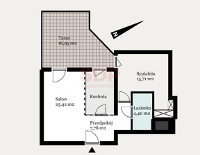 Mieszkanie na sprzedaż, Wrocław Krzyki Braterska, 674 952 zł, 54,25 m2, 37253