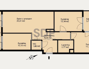 Mieszkanie na sprzedaż, Wrocław Psie Pole Sołtysowice Lothara Herbsta, 964 000 zł, 72,93 m2, 33838