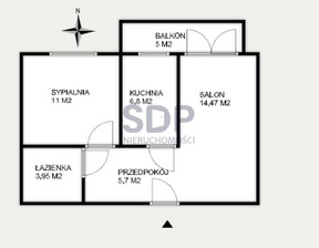 Mieszkanie na sprzedaż, Wrocław Krzyki Armii Krajowej, 715 000 zł, 42 m2, 35396