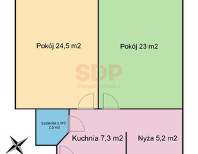 Mieszkanie na sprzedaż, Wrocław Śródmieście Ołbin Wyszyńskiego Stefana, 575 000 zł, 60,57 m2, 38169