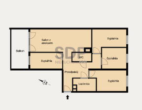 Mieszkanie na sprzedaż, Wrocław Krzyki Klecina Braterska, 1 113 250 zł, 91,32 m2, 33737