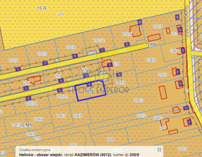 Działka na sprzedaż, Miński Halinów Kazimierów Agrestowa, 260 000 zł, 806 m2, EMP-GS-9648