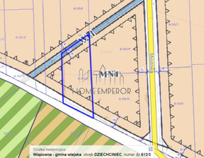 Budowlany na sprzedaż, Otwocki Wiązowna Dziechciniec Miodowa, 150 000 zł, 850 m2, EMP-GS-9383