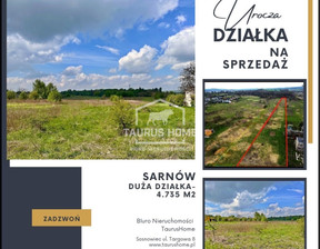 Działka na sprzedaż, Będziński Psary Sarnów, 333 000 zł, 4735 m2, TRS-GS-607