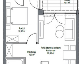 Mieszkanie na sprzedaż, Gdańsk Przymorze Czarny Dwór, 947 000 zł, 45 m2, CP207624