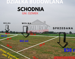 Działka na sprzedaż, Opolski Ozimek Schodnia, 95 600 zł, 952 m2, 226/7385/OGS