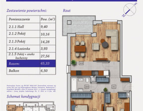 Mieszkanie na sprzedaż, Wielicki Wieliczka Dębowa, 672 899 zł, 65,33 m2, OF276237