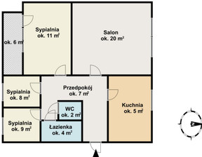 Mieszkanie na sprzedaż, Warszawa Mokotów Mokotów Augustówka Przy Bernardyńskiej Wodzie, 1 099 000 zł, 66,2 m2, SDP704557