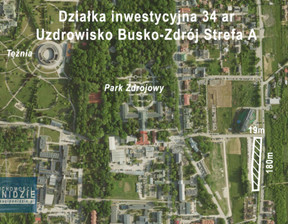 Działka na sprzedaż, Buski (pow.) Busko-Zdrój (gm.) Busko-Zdrój, 3 400 000 zł, 3400 m2, 974