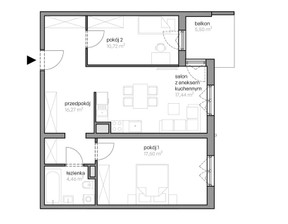 Mieszkanie na sprzedaż, Gdańsk Ujeścisko, 715 456 zł, 67,5 m2, 407772