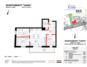 Mieszkanie na sprzedaż, Wołomiński Marki Łosia, 645 000 zł, 71,13 m2, 118799/3877/OMS