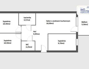 Mieszkanie na sprzedaż, Warszawa Mokotów Siekierki, 1 060 452 zł, 65,46 m2, 120583/3877/OMS