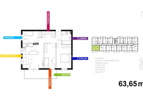 Mieszkanie na sprzedaż, Bydgoszcz M. Bydgoszcz Fordon Nowy Fordon, 457 579 zł, 63,65 m2, PAT-MS-1393