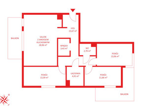 Mieszkanie na sprzedaż, Gdańsk Siedlce Legnicka, 1 460 349 zł, 98,01 m2, PH541030