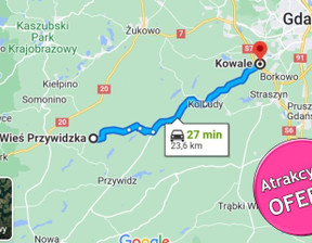 Działka na sprzedaż, Gdański Przywidz Nowa Wieś Przywidzka Piastowska, 142 000 zł, 1187 m2, 977/CTN/DZS-53260