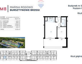Mieszkanie na sprzedaż, Gryficki Trzebiatów Rogowo, 659 900 zł, 43,67 m2, 203/13467/OMS