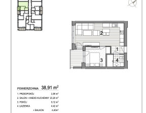 Mieszkanie na sprzedaż, Kołobrzeski Kołobrzeg Bogusława X, 420 228 zł, 38,91 m2, RS-MS-511931