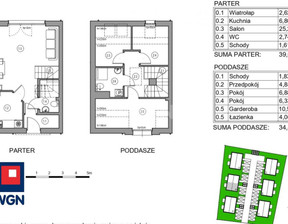 Dom na sprzedaż, Wejherowski Wejherowo Orle Wesoła, 489 000 zł, 73,56 m2, 23620008