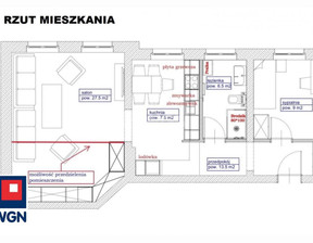 Mieszkanie na sprzedaż, Kwidzyński Kwidzyn Centrum, 420 000 zł, 64,01 m2, 57080128