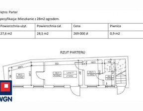 Kawalerka na sprzedaż, Bydgoszcz (Grodzki) Bydgoszcz Podgórna, 269 000 zł, 28,5 m2, 22510008