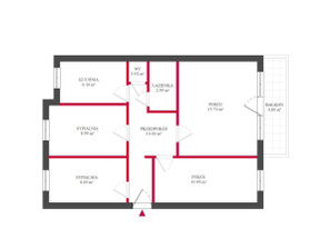 Mieszkanie na sprzedaż, Łódź Łódź-Polesie Retkinia Janusza Kusocińskiego, 520 000 zł, 69,02 m2, TC415788