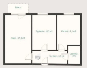 Mieszkanie na sprzedaż, Poznań Poznań-Stare Miasto Winogrady Zwycięstwa, 449 000 zł, 46,8 m2, TC243097