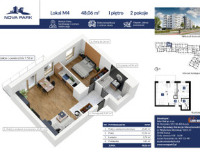 Mieszkanie na sprzedaż, Łomża Akademicka, 355 644 zł, 48,06 m2, 1643