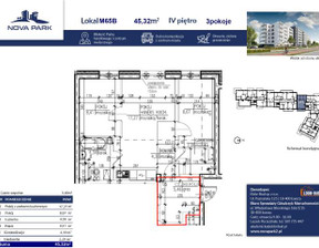 Mieszkanie na sprzedaż, Łomża Akademicka, 357 972 zł, 45,32 m2, 2123