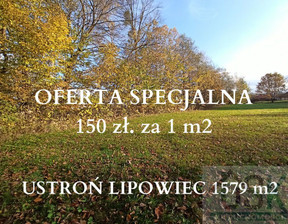 Działka na sprzedaż, Cieszyński Ustroń Lipowiec Krzywaniec, 236 850 zł, 1579 m2, 66/10290/OGS