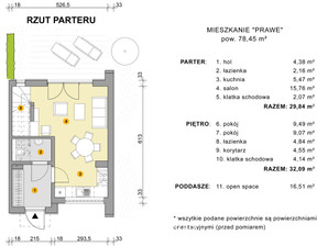 Mieszkanie na sprzedaż, Kraków Opatkowice Borowinowa, 770 000 zł, 78,45 m2, 472/3814/OMS