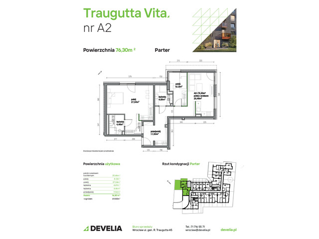 Mieszkanie w inwestycji Traugutta Vita, symbol A02 » nportal.pl