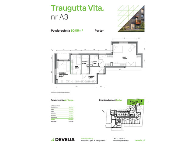 Mieszkanie w inwestycji Traugutta Vita, symbol A03 » nportal.pl