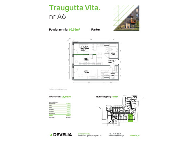 Mieszkanie w inwestycji Traugutta Vita, symbol A06 » nportal.pl