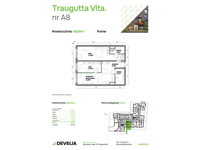 Mieszkanie w inwestycji Traugutta Vita, symbol A08 » nportal.pl