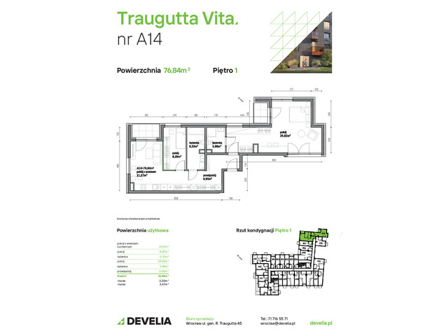 Mieszkanie w inwestycji Traugutta Vita, symbol A14 » nportal.pl