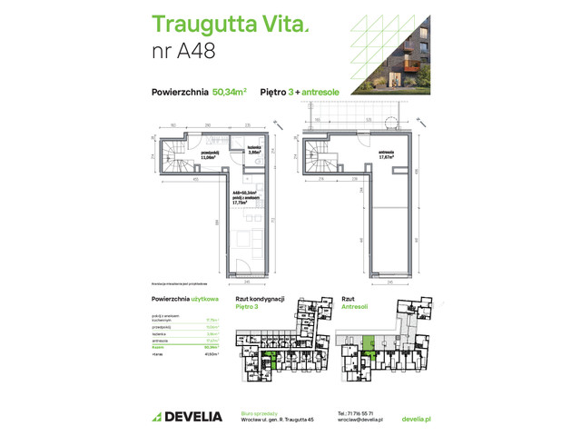 Mieszkanie w inwestycji Traugutta Vita, symbol A48 » nportal.pl