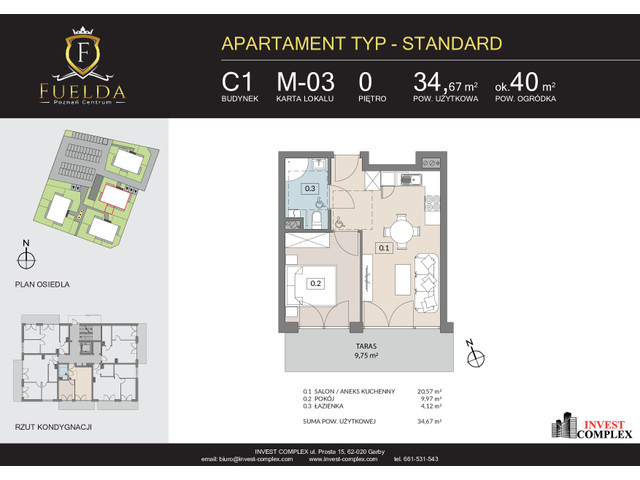 Mieszkanie w inwestycji Fuelda, symbol C_M03 » nportal.pl
