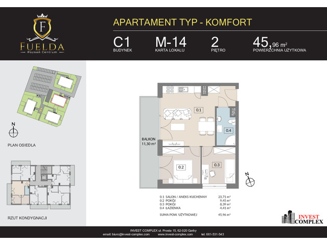 Mieszkanie w inwestycji Fuelda, symbol C_M14 » nportal.pl