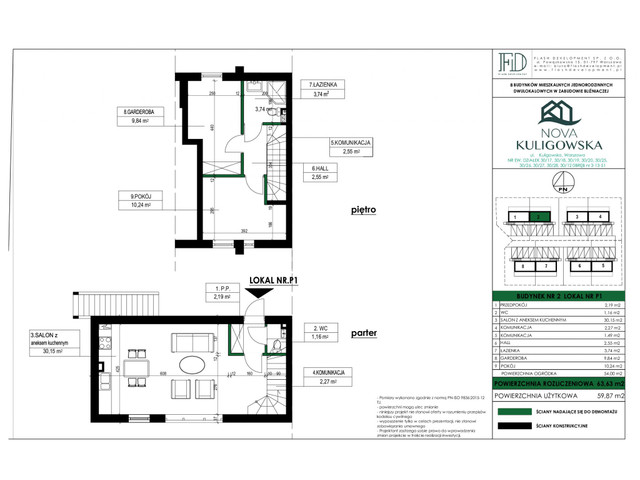 Mieszkanie w inwestycji Nova Kuligowska, symbol 2_P1 » nportal.pl