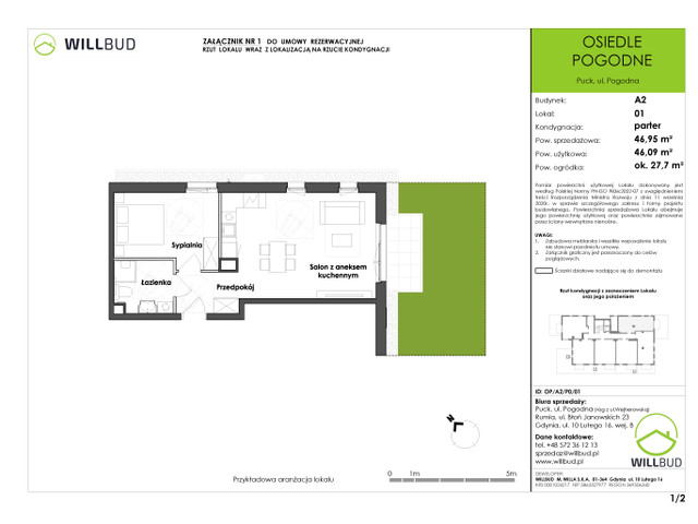 Mieszkanie w inwestycji OSIEDLE POGODNE, symbol OP/A2/P0/01 » nportal.pl