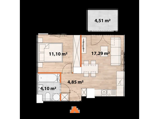 Mieszkanie w inwestycji Apartamenty Portowa, symbol 43/POR-C.01.02 » nportal.pl