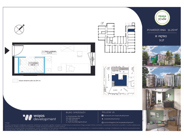 Mieszkanie w inwestycji PRAGA STUDIO, symbol 3.17 » nportal.pl