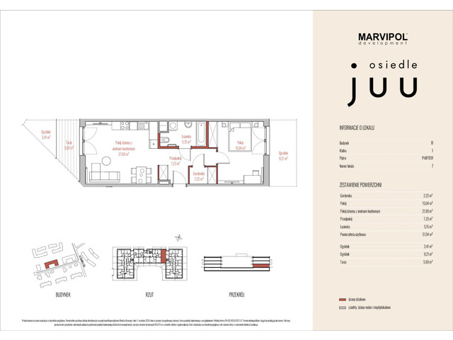 Mieszkanie w inwestycji OSIEDLE JUU, symbol B_M007 » nportal.pl