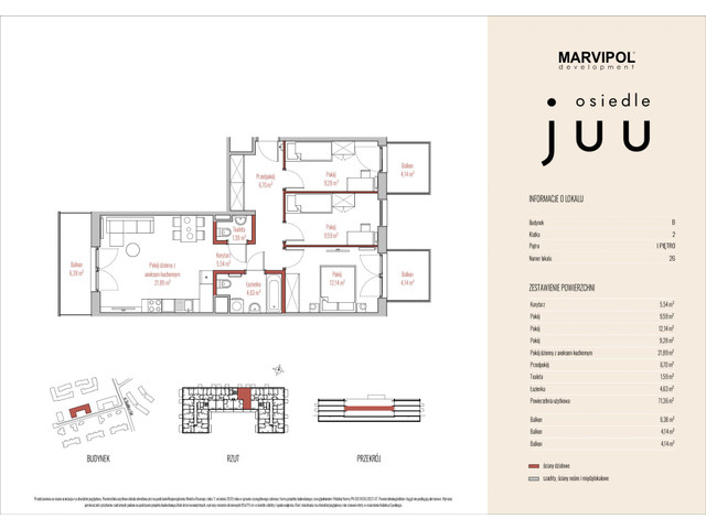 Mieszkanie w inwestycji OSIEDLE JUU, symbol B_M026 » nportal.pl