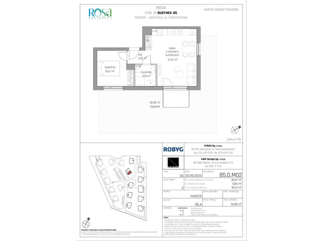 Mieszkanie w inwestycji Rosa Residence, symbol B5.0M02 » nportal.pl